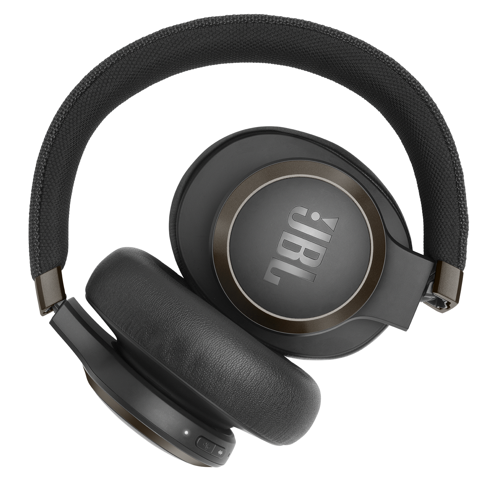 JBL Live 650BTNC - Black - Wireless Over-Ear Noise-Cancelling Headphones - Detailshot 6